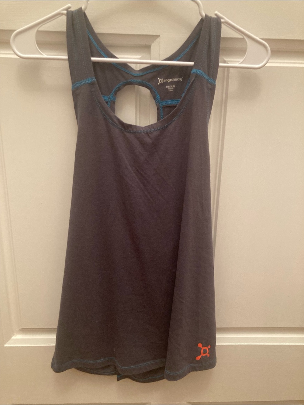 Orangetheory Tank Top with Blue Trim